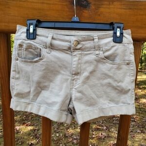 Celebrity Pink Women's Cream Jean Shorts